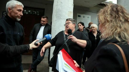 Protest przeciw powstaniu kompostowni Olchowcu