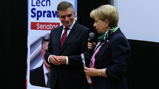 Lech Sprawka, wojewoda lubelski i kandydat PiS w wyborach do Senatu dziękuje rodzinie, przyjaciołom 