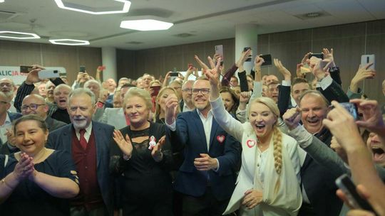 Wybory 2023. Wieczór wyborczy Koalicji Obywatelskiej i Trzeciej Drogi w Lublinie Wybory 2023. Wieczór wyborczy Koalicji Obywatelskiej i Trzeciej Drogi w Lublinie