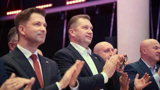 Wybory 2023. Wieczór wyborczy w sztabie PiS w Lublinie