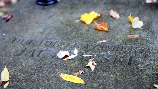 Kazimierz Jaczewski - tablica nagrobna