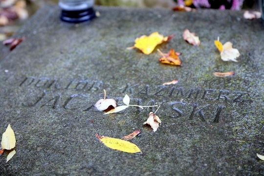 Kazimierz Jaczewski - tablica nagrobna