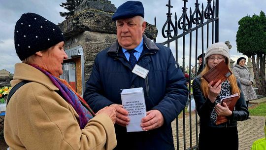 21. kwesta na cmentarzu parafialnym w Łukowej