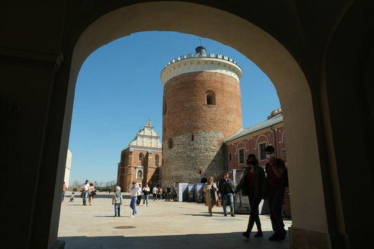 Muzeum Narodowe w Lublinie - widok na dziedziniec zamkowy