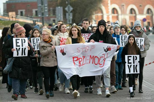 Marsz przeciwko przemocy w Zamościu
