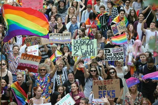 Tęczowy marsz w Lublinie