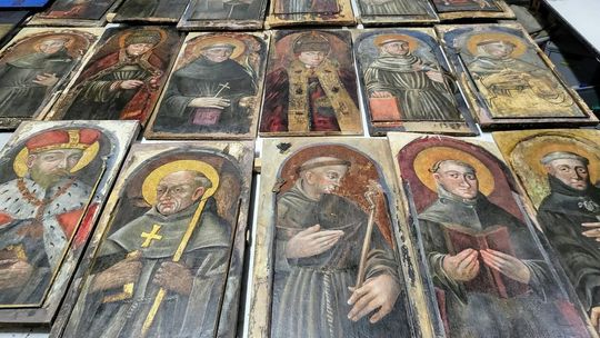 Prace konserwatorskie w kościele oo. Bernardynów