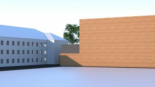 Hala sportowa projektowana dla Szkoły Podstawowej nr 15 w Lublinie