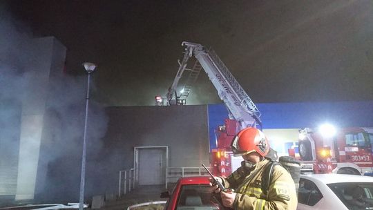 Pożar sklepu meblowego na ul. Łęczyńskiej