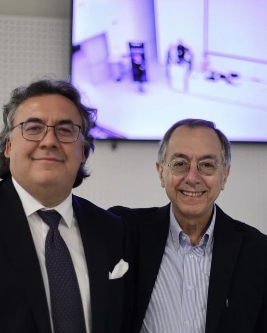 Prof. Rejdak i Prof. Giuseppe Guarnaccia (ESASO)