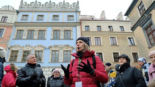 Spacer pt. Zakochany Lublin prowadzi przewodniczka Agnieszka Malinowska-Mikołajczyk