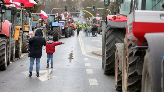 Protest rolników. Zablokowany wjazd do Lublina od Południa Protest rolników. Zablokowany wjazd do Lublina od Południa