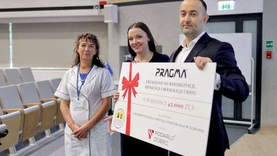 Uniwersytecki Szpital Dziecięcy w Lublinie otrzymał sprzęty do rehabilitacji i fizjoterapii 