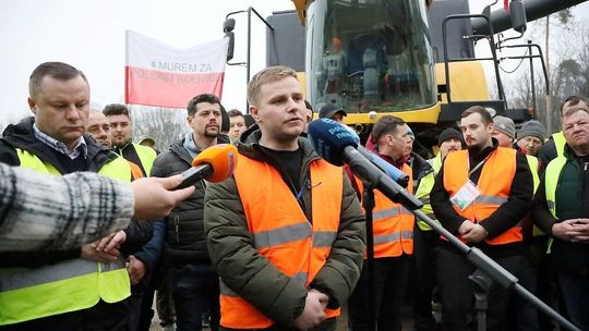 Zakończenie protestu w Kraśniku 