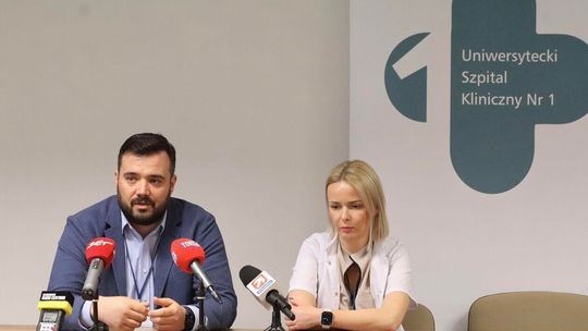 Konferencja prasowa z lekarzami z Kliniki Ginekologii Onkologicznej i Ginekologii USK1
