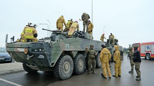 Ćwiczenia DRAGON 24 na odcinku drogi S19d węzeł Niedrzwica Duża - węzeł Kraśnik Płn.