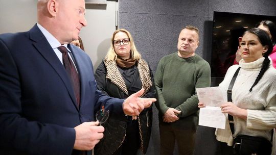 Spotkanie właścicieli straganów Targowiska na Podzamczu z Marszałkiem Województwa 