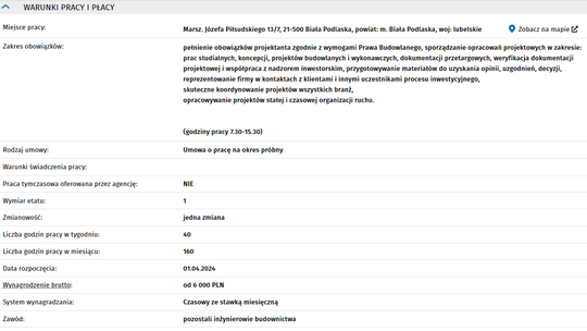 PROJEKTANT BRANŻY DROGOWEJ
