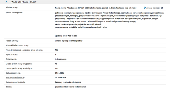 PROJEKTANT BRANŻY DROGOWEJ