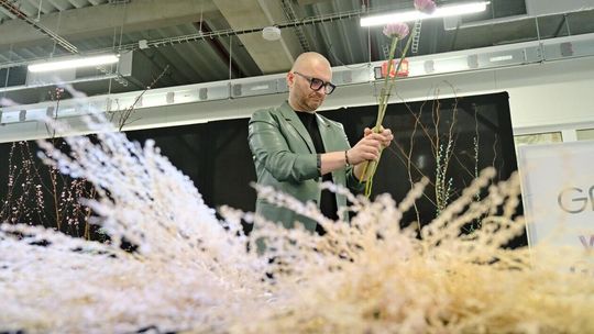 Pokaz Florystyczny w hali kwiatowej B2 Lubelskiego Rynku Hurtowego S.A. 