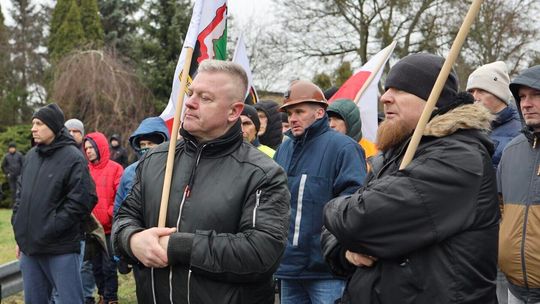 Pikieta górników w Bogdance