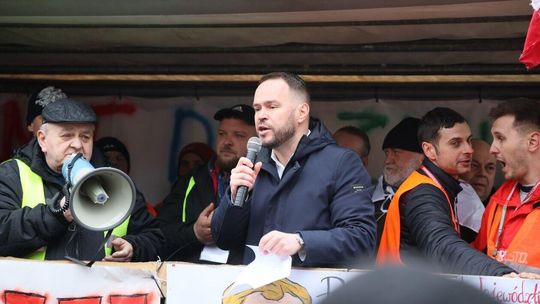 Protest rolników w Lublinie 