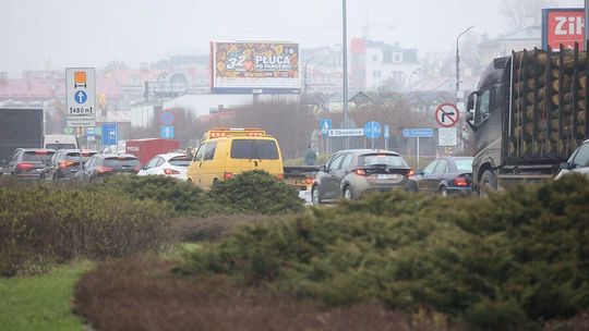 Korki na Rondzie Dmowskiego