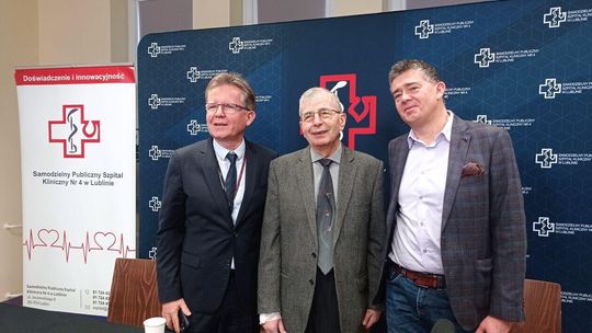 dr Waciński, dr Madejczyk i pacjent pan Wiesław