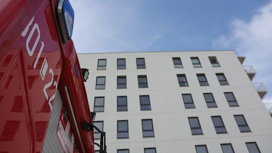 Pożar w bloku przy ul. Garbarskiej 18a