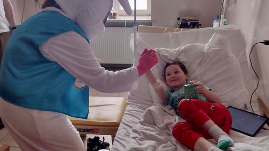 Goście z Fundacji Parasol Roztocza w tomaszowskim szpitalu