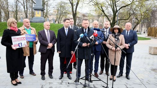 Konferencja prasowa Mariusza Błaszczaka Konferencja prasowa Mariusza Błaszczaka