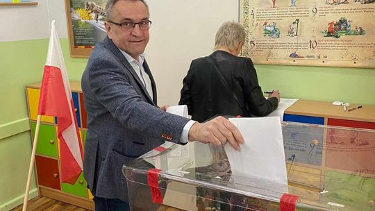 Głosowanie kandydatów na prezydenta w Białej Podlaskiej 