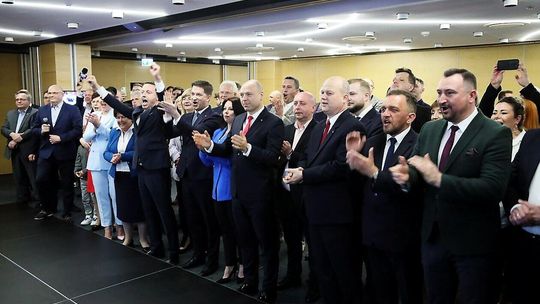 Wieczór wyborczy w PiS Wieczór wyborczy w PiS