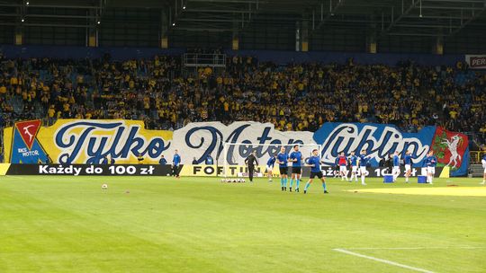 Kibice na meczu Motor Lublin - Arka Gdynia