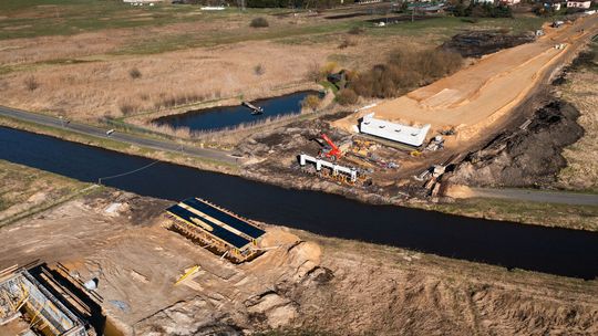 Budowa mostu w Białej Podlaskiej 