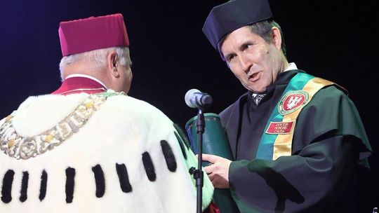 Doktorat honoris causa Uniwersytetu Przyrodniczego dla prof. Viktora Korzuna