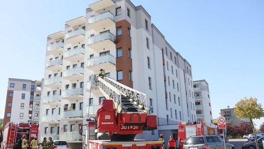 Pożar przy ul. Wojennej