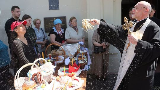 Wielka Sobota w cerkwii przy ul. Ruskiej Wielka Sobota w cerkwii przy ul. Ruskiej