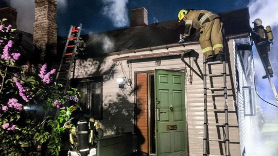 Pożar w Parczewie Pożar w Parczewie