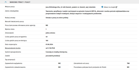 ASYSTENT DS. PRODUKCJI