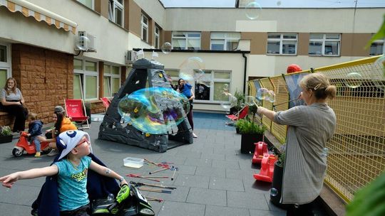 Taras dla pacjentów Oddziału Hematologii, Onkologii i Transplantologii USzD