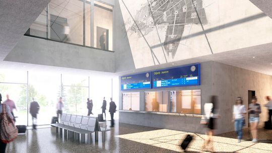 Nowy dworzec w Chełmie - wizualizacje