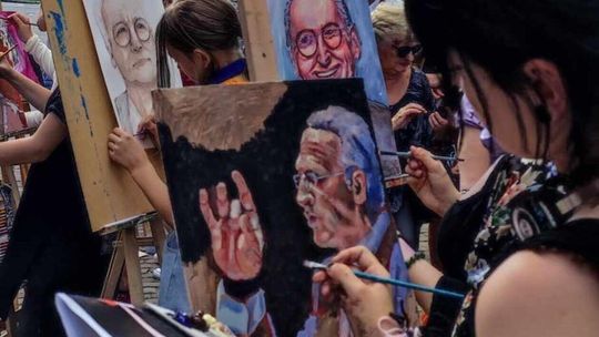 Krzesimir Dębski w zamojskiej Alei Sław