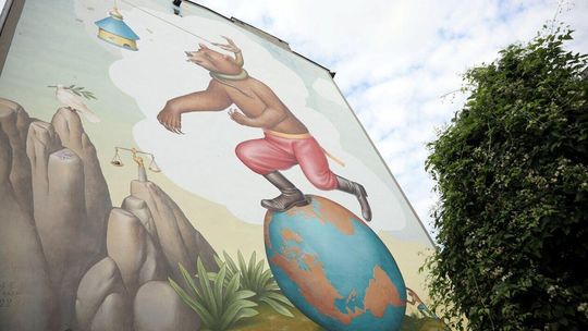 Mural przy ulicy Jasnej