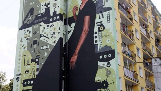 Mural przy ulicy Montażowej