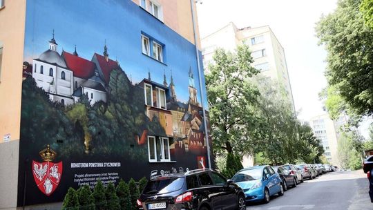 Mural przy ulicy Wiercieńskiego