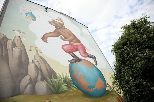 Mural przy ulicy Jasnej