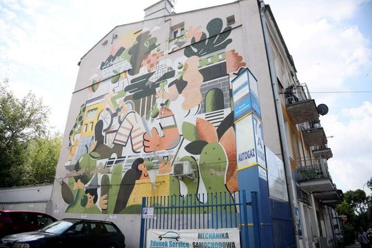 Mural przy ulicy Lubartowskiej