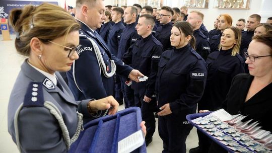 Ślubowanie policjantów
