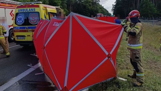 Śmiertelny wypadek na obwodnicy Kocka